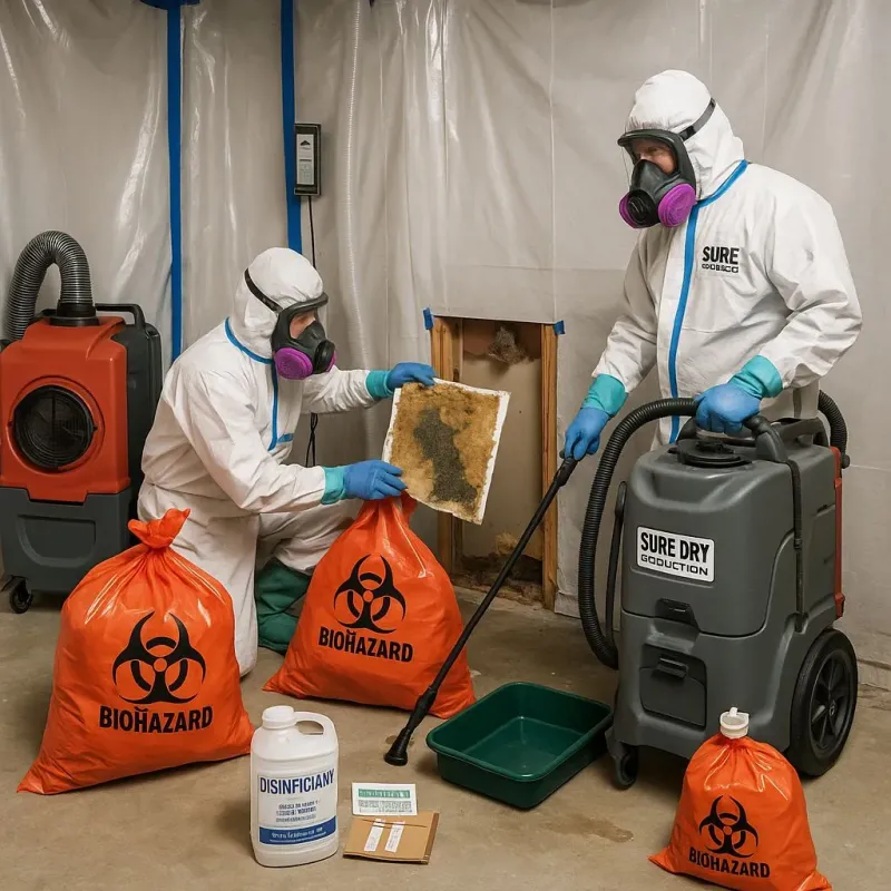 Contaminated Water Handling Protocols process in Green Acres, CA